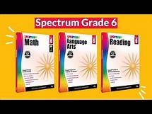 Video thumbnail for Spectrum 6th Grade Workbooks