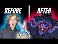 Video thumbnail for The SECRET to Making CUSTOM HOODIES!! (full tutorial)
