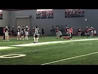 Video thumbnail for Watch Ohio State football’s C.J. Stroud, Jack Miller and Kyle McCord in spring practice