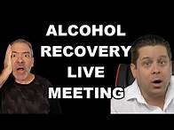 Video thumbnail for Live Online Alcohol Recovery Meeting AA Step 1