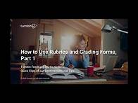 Video thumbnail for How to Use Rubrics and Grading Forms, Part 1