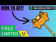 Video thumbnail for [UPCOMING] Free Waffle Spiked Hammer UGC Limited