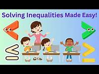 Video thumbnail for Solving Inequalities Made Easy!