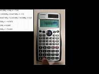 Video thumbnail for How To Solve 3 equations in the Calculator (fx-991ES)