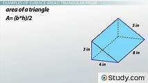 Video thumbnail for Surface Area | Definition, Formula & Examples