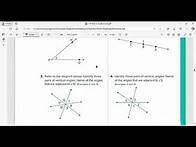 Video thumbnail for Reveal math grade 7 lesson 8-1 vertical and adjacent angles