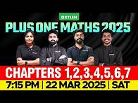 Video thumbnail for Plusone Maths 2025 | Chapters 1,2,3,4,5,6,7 | Xylem Plus One