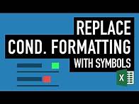 Video thumbnail for Make Your Excel Data Pop Using Symbols to Highlight Excel Data