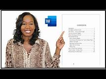 Video thumbnail for How To Create A Table Of Contents In Microsoft Word