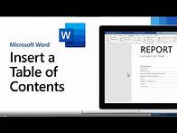 Video thumbnail for How to insert Table of Contents in Word (Step by Step) | Microsoft Word Tutorial: Table of content