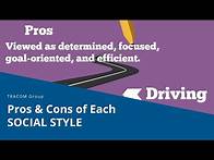 Video thumbnail for Pros and Cons of Each SOCIAL STYLE