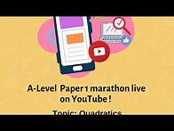 Video thumbnail for ZAINEMATICS A LEVELS P1 QUADRATICS WITH EXAM QUESTION VARIATIONS