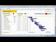 Video thumbnail for How to Project Dashboard Excel Template