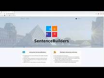 Video thumbnail for Intro to the SentenceBuilders website and resources