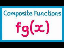 Video thumbnail for Composite Functions - GCSE Higher Maths