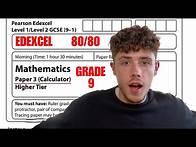 Video thumbnail for GCSE Maths Edexcel Paper 3 Higher in 20 Minutes!| How to get a Grade 9