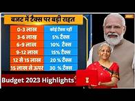 Video thumbnail for New Income Tax Slab Live Updates : Income Tax में बड़ी छूट | Taxpayers | Rebate | Budget 2023
