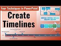 Video thumbnail for Create PowerPoint Timelines: 4 Different "How-To" Techniques