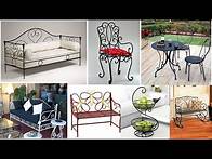Video thumbnail for Modern wrought iron furniture design and decor ideas// Wrought iron chairs// Wrought iron benches