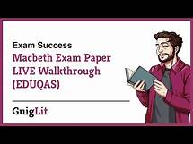 Video thumbnail for GCSE Macbeth LIVE WALKTHROUGH (EDUQAS)