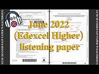 Video thumbnail for GCSE Spanish Listening Paper Walkthrough (Edexcel)