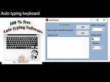 Video thumbnail for Auto typing software 100% free | auto typing keyboard | typing test | auto typer