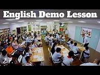 Video thumbnail for English Demo Lesson (with commentary)