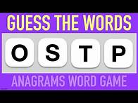 Video thumbnail for GUESS THE ANAGRAMS WORD GAME - 30 Scrambled Words Guessing Game