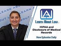 Video thumbnail for Does HIPAA Prevent the Disclosure of Medical Records and Mental Health Records? | Learn About Law