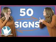 Video thumbnail for 50 Basic ASL Conversational Signs