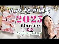Video thumbnail for DIY 2025 Planner - Tutorial