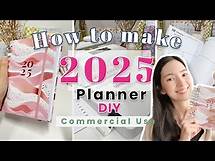 Video thumbnail for DIY 2025 Planner - Tutorial