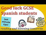 Video thumbnail for LAST MINUTE TIPS: GCSE Spanish Reading & Listening (2024 Edition)
