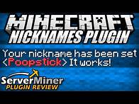 Video thumbnail for How to create Chat Nicknames in Minecraft with Nicknames Plugin
