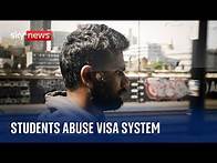 Video thumbnail for The foreign students exploiting the UK visa system