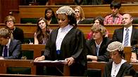 Video thumbnail for Mock criminal trial at the Old Bailey - opening statement for the prosecution and first witness (pt 2/6)