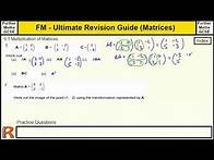 Video thumbnail for Matrix Multiplication Ultimate revision guide for Further maths GCSE Matrices