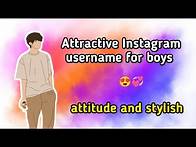 Video thumbnail for Instagram names ideas | top 20 attractive Instagram Username boys | username ideas