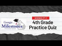 Video thumbnail for Georgia Milestones Science Quiz for 4th Graders Pt. 1 #4thgrade #ScienceQuiz #GeorgiaMilestones