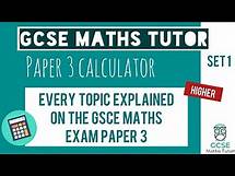 Video thumbnail for Every Topic on the Paper 3 GCSE Maths Exam June 2023 | Higher | Set 1 | Edexcel, AQA, OCR