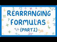 Video thumbnail for GCSE Maths - Rearranging Formulas Part 2 - When The Subject Appears Twice