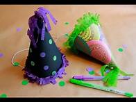 Video thumbnail for DIY Printable Party Hats