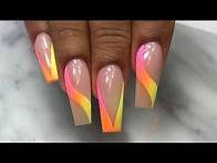 Video thumbnail for HOW TO: Easy Vibrant Colors Design For Beginners | Acrylic Nails Tutorial | GIVEAWAY!