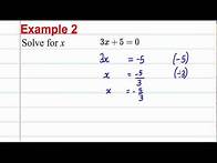 Video thumbnail for GCSE Maths Revision - Solving Linear Equations (1)