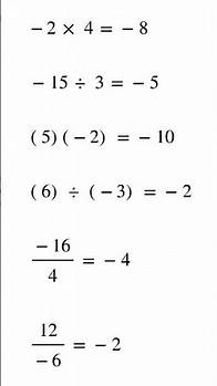 Video thumbnail for Multiplying and Dividing Integers