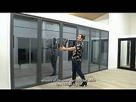 Video thumbnail for TEZA 85 SERIES FOLDING PATION DOOR SYSTEM