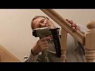 Video thumbnail for Square Top Balusters on Kneewall Stair Installation