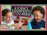 Video thumbnail for 4 Amazing Science Experiments for a Day Inside | Compilation | SciShow Kids