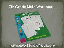 Video thumbnail for 7th Grade Math Workbook download link | Pdf worksheets for kids