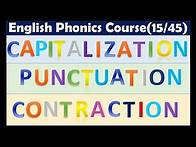 Video thumbnail for Capitalization, Punctuation, and Contractions | English Phonics Course | Lesson 15/45